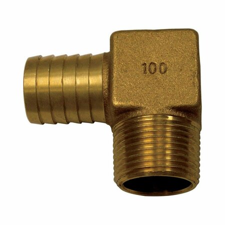 TOOL 1 x 3 in. Brass Hydrant Elbow TO3328653
